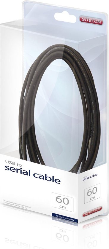 Sitecom CN-104 - USB to serial cable – 60cm | bol.com