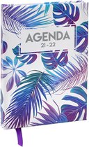 Verhaak Agenda 2021-2022 Tropical A5 Papier Wit/paars