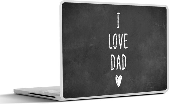 Laptop sticker - 14 inch - Vaderdag - I love dad - Quotes - Papa ...