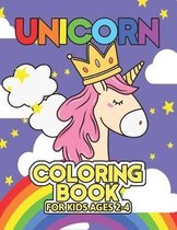 Unicorn Coloring Book for Kids Ages 2-4