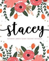 Stacey: Notebook - Libreta - Cahier - Taccuino - Notizbuch: 110 pages paginas seiten pagine