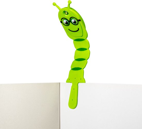 Flexilight leeslampje Boekenworm - Groen van Flex — afbeelding 4