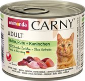 Animonda Carny Kip, Kalkoen + Konijn Adult 6 x 200 gram ( katten natvoer )