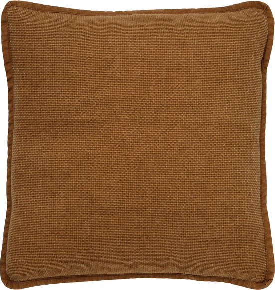 Dutch Decor - Housse de coussin en coton - Bowie 45x45 cm - couleur: pantone Tobacco - marron
