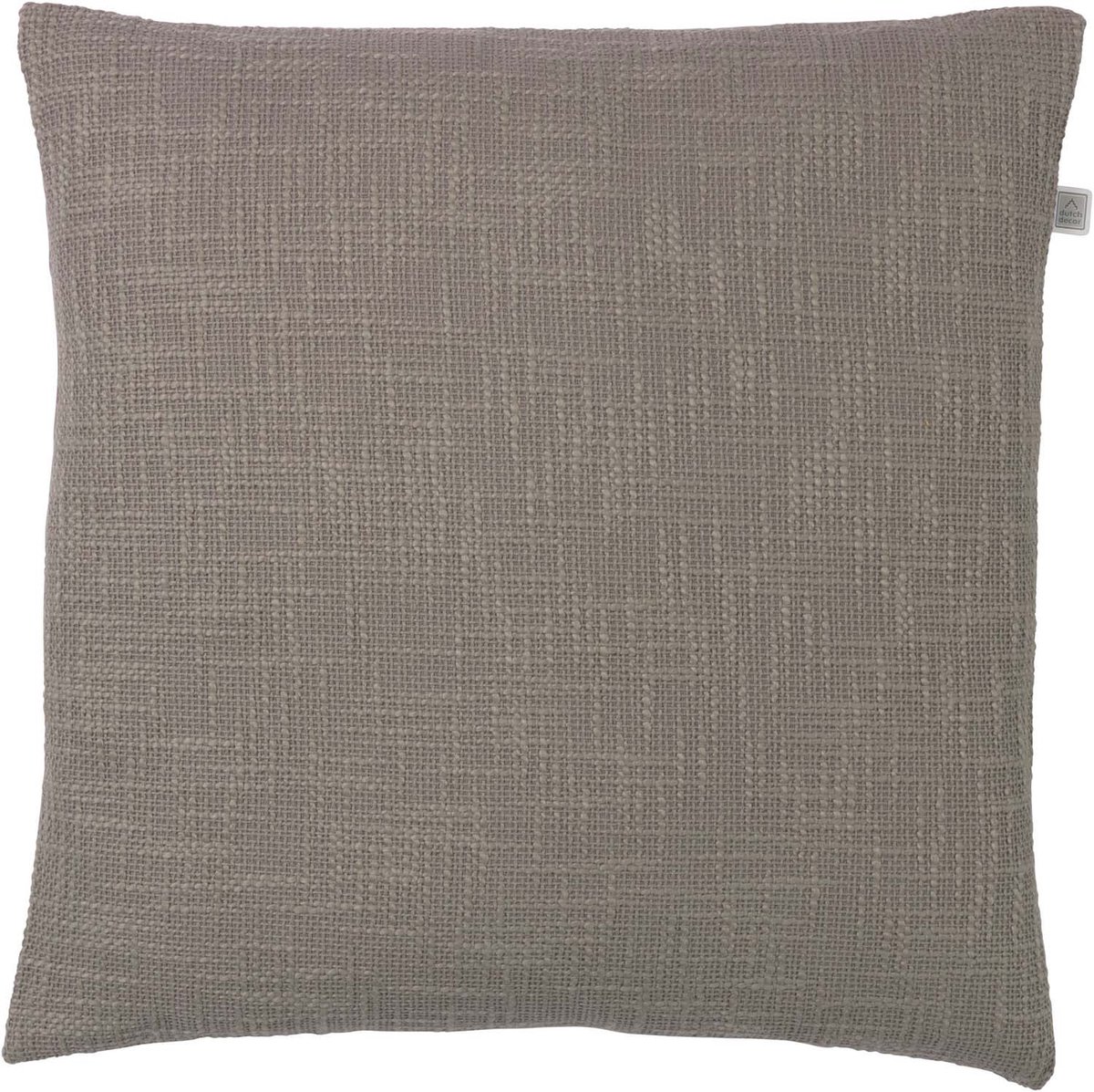 Dutch Decor SARA - Kussenhoes taupe 45x45 cm - met rits