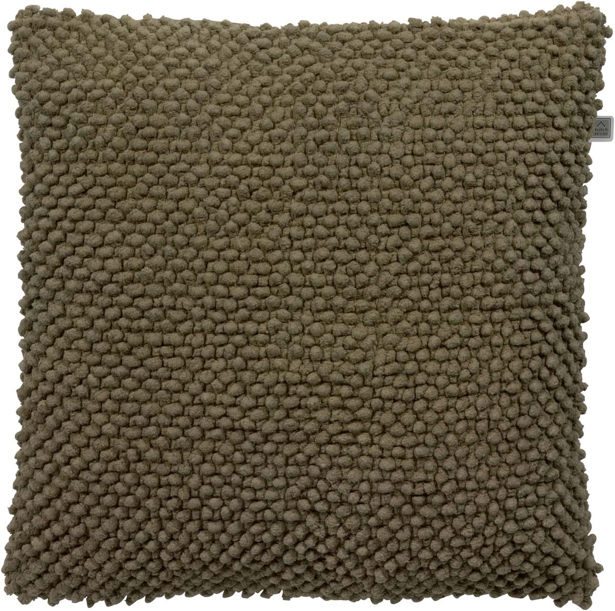 Dutch Decor ANDY - Kussenhoes olijf 45x45 cm - groen - met rits