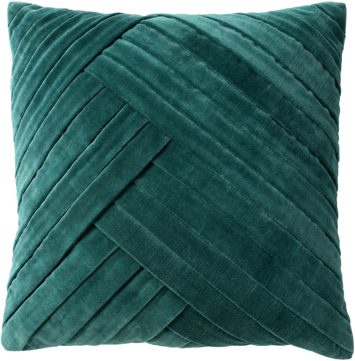 Dutch Decor GIDI - sierkussen 45x45 cm - velvet - effen kleur - Sagebrush Green - groen - Inclusief binnenkussen - Luxe kussens voor woonkamer & bank Sage groen