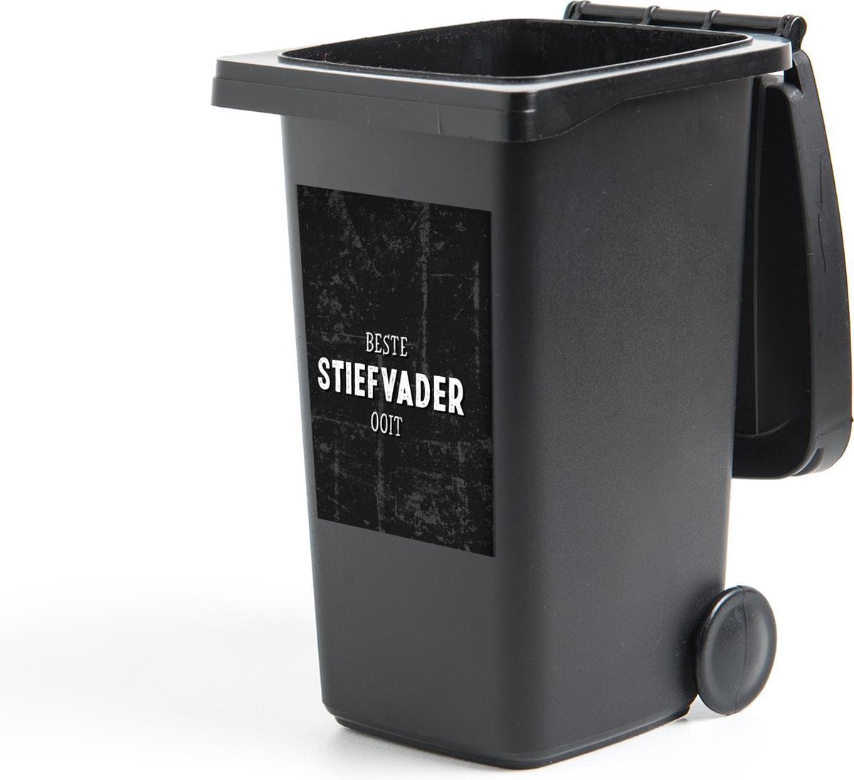 Container sticker Vaderdag kados - Quote - Stiefvader - Beste stiefvader ooit - Spreuken - 40x60 cm - Kliko sticker