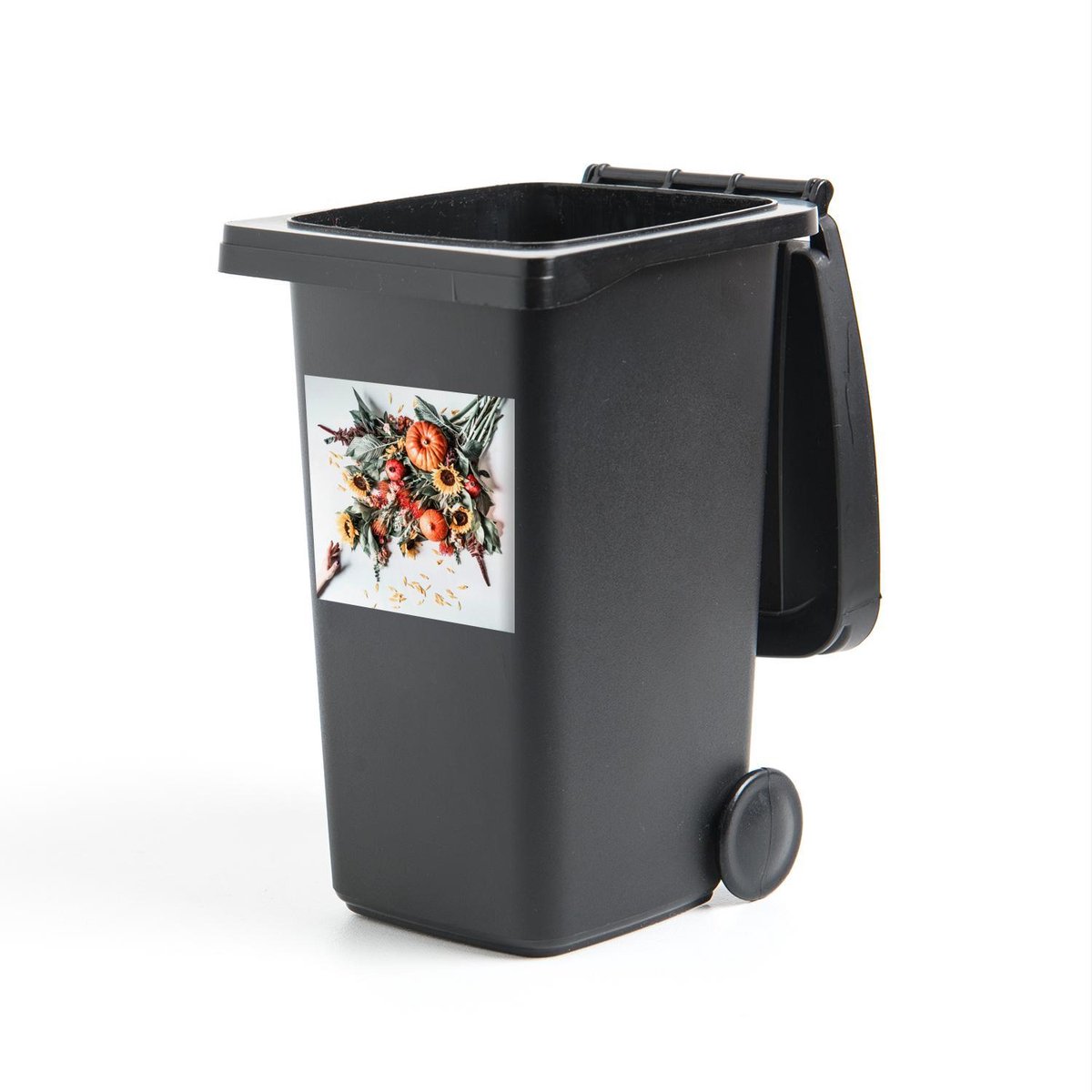 Afbeelding van product StickerSnake  Container sticker Bloemen - Herfst - Boeket - 40x40 cm - Kliko sticker