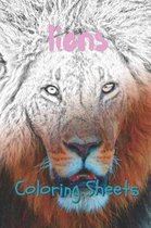 Lion Coloring Sheets