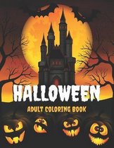 Halloween Adult Coloring Book