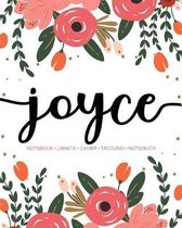 Joyce: Notebook - Libreta - Cahier - Taccuino - Notizbuch: 110 pages paginas seiten pagine