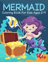 Mermaid Coloring Book for Kids Ages 2-4