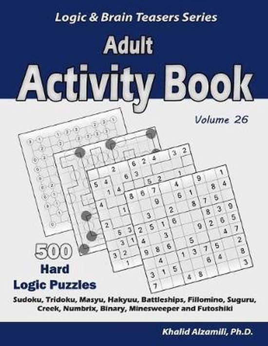 Logic & Brain Teasers- Adult Activity Book