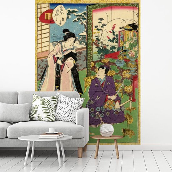 Behang - Fotobehang Illustratie - Aziatisch - Japan - Breedte 210 cm x  hoogte 280 cm | bol.com