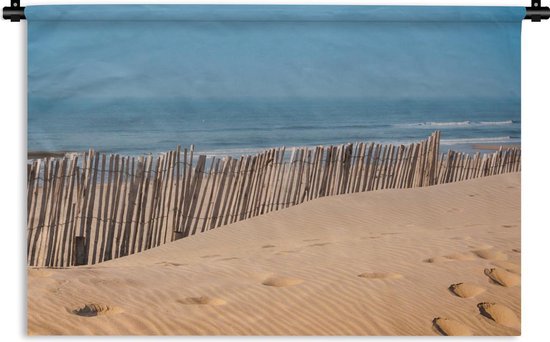 Tapisserie - Plage - Poteaux - Mer - 180x120 cm - Tapisserie