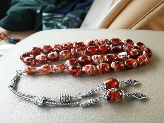 Chapelet De Prière (Misbaha/Tasbih) En Perles D'ambre - Occasion