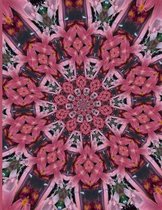 Fractal Photo Art Notebook: Pink Lily 1