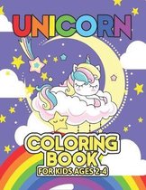 Unicorn Coloring Book for Kids Ages 2-4