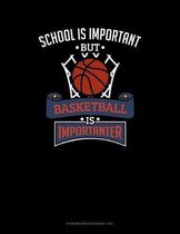 School Is Important But Basketball Is Importanter: Storyboard Notebook 1.85