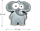 magneet Olifant Jungle koelkast whiteboard