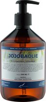 Jojobaolie  500 ml met pomp - 100% natuurlijk - biologisch en koud geperst - goed voor huid, haar en lichaam