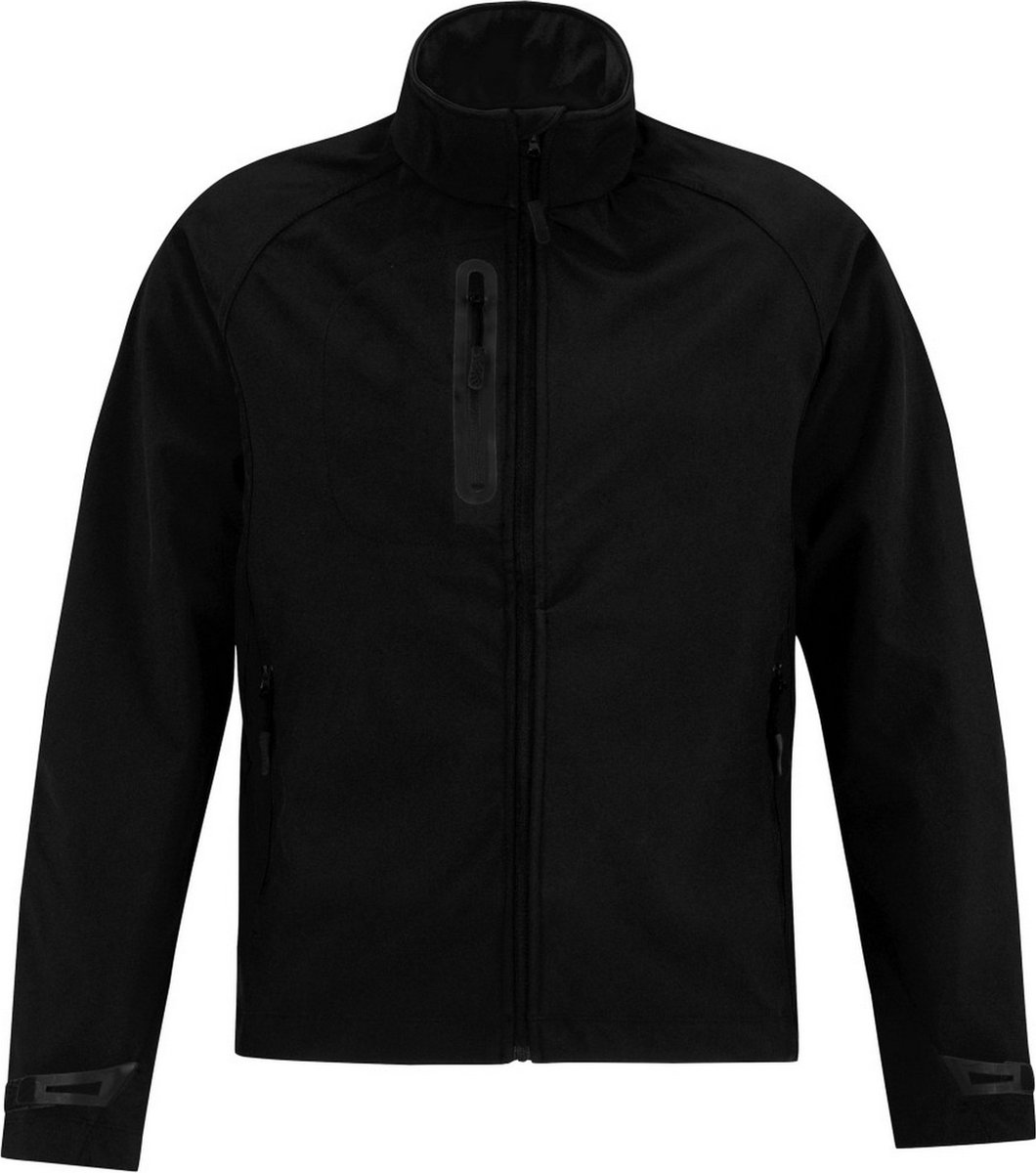 B&C Mens X-Lite Softshell Jacket Zwart