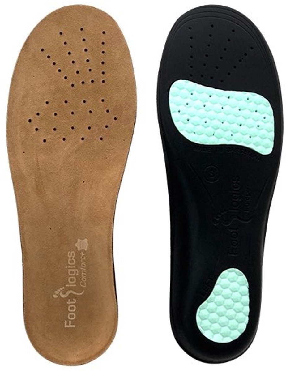 Footlogics Comfort Plus Inlegzolen - XS - Bruin