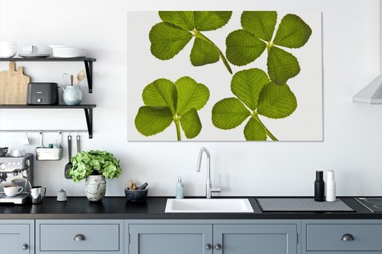 Peintures sur toile - Trèfle à quatre feuilles - 120x80 cm - Art Décoration murale