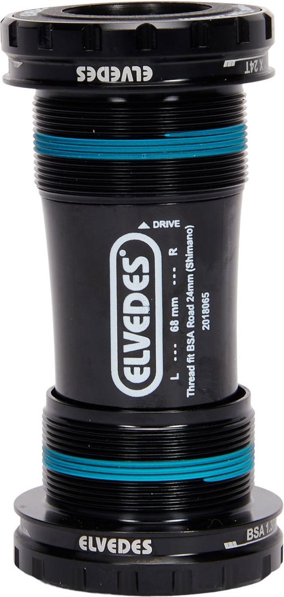Elvedes Bottom Bracket Shimano Kunststof/staal 68 Mm Zwart 24 Mm van Elvedes — afbeelding 5