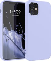 kwmobile telefoonhoesje geschikt voor Apple iPhone 12 / iPhone 12 Pro - Hoesje voor smartphone - Back cover in pastel-lavendel