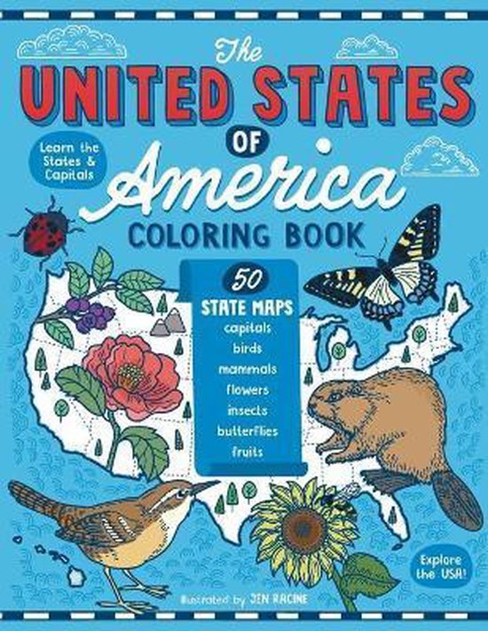 The United States of America Coloring Book - cover