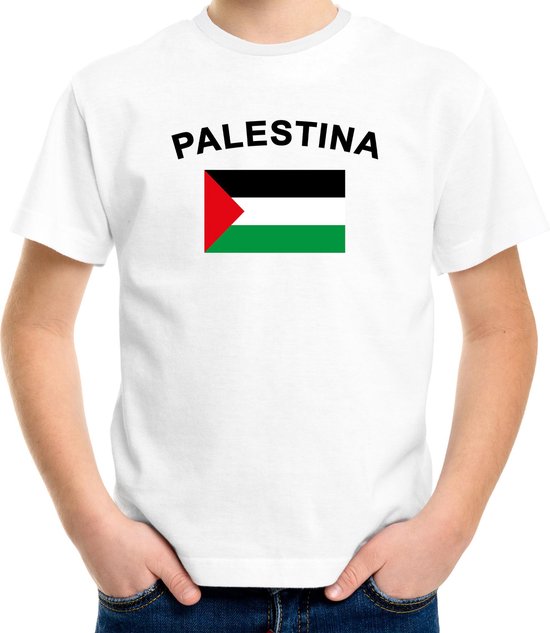 Kinder t-shirt vlag Palestina 110/116