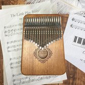 Kalimba - Duimpiano - Draagbaar Muziekinstrument - Khaki - 17 Toetsen