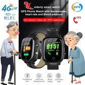 Amazfit - Smartwatch 4G Ouderen smart watch -  Bloeddruk  -Hartslag GPS WIFI Positionering Track Horloge Voice Chat SOS Video-oproep Wekker - Horloge senior Health tracker  4G Videobellen  - 