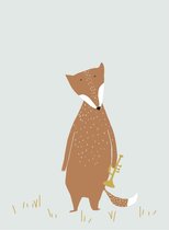 TRIXIE | Baby Poster | Mr. Fox | 30 x 40 cm | Babykamer