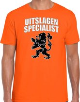 Uitslagen specialist met leeuw oranje t-shirt Holland / Nederland supporter EK/ WK voor heren S
