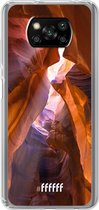 6F hoesje - geschikt voor Xiaomi Poco X3 Pro -  Transparant TPU Case - Sunray Canyon #ffffff