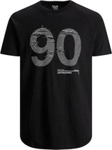 Jack & Jones T-shirt Jconumber Tee Ss Crew Neck 12188191 Black/slim Mannen Maat - M