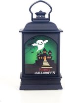 2 STKS Halloween Geschilderde Lichten Hanger Bar Desktop Decoratie Props (Witte Geesten)