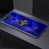 Krasbestendige TPU + acryl ringbeugel beschermhoes voor Huawei Honor View 20 (blauw)