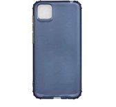 Voor Huawei Y5p Kleur Knop Doorschijnend Frosted TPU Vierhoekige Airbag Schokbestendige Case (Marineblauw)