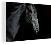 Toile Klabruber noire 2cm 90x60 cm - Tirage photo sur toile (Décoration murale salon / chambre) / Peintures sur toile Animaux de la ferme