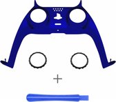 PS5 Controller Behuizing Shell - Blauw Chrome - Cover Shell