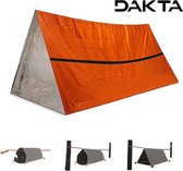 Dakta® Noodtent | Noodopvang | Emergency Tent | Survival Outdoor Accessoire | Thermisch | Oranje | 2 Personen