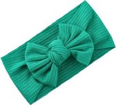 Kinder Haarband Aqua Strik / Bow | Microfiber | 0-6 jaar | Fashion Favorite