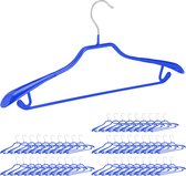 Relaxdays 50x kledinghanger jas - antislip - kleerhanger - jashanger - hanger - set