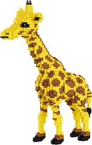 Balody Giraffe (staand) - Nanoblocks / miniblocks - Bouwset / 3D puzzel - 1350 bouwsteentjes - Balody 16065