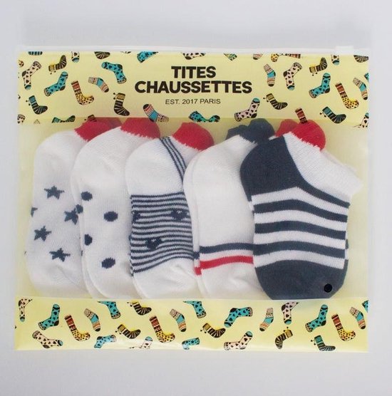 TITES CHAUSSETTES Chaussettes Cadeau Pack 5 Paires Pliantes Chaussettes  Coeur Amour... | bol.com
