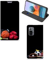 Bookcover Ontwerpen Xiaomi Redmi Note 10 Pro Smart Cover Voetbal, Tennis, Boxing…